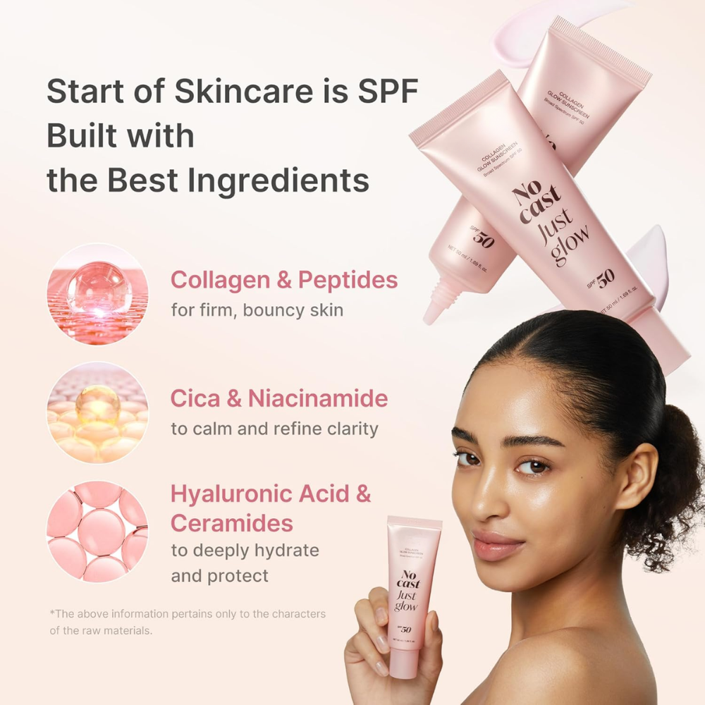 No Cast Glow Sunscreen SPF50